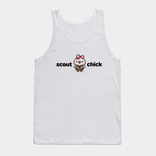 Scout Chick - Cute Girl Scout Kids Tank Top